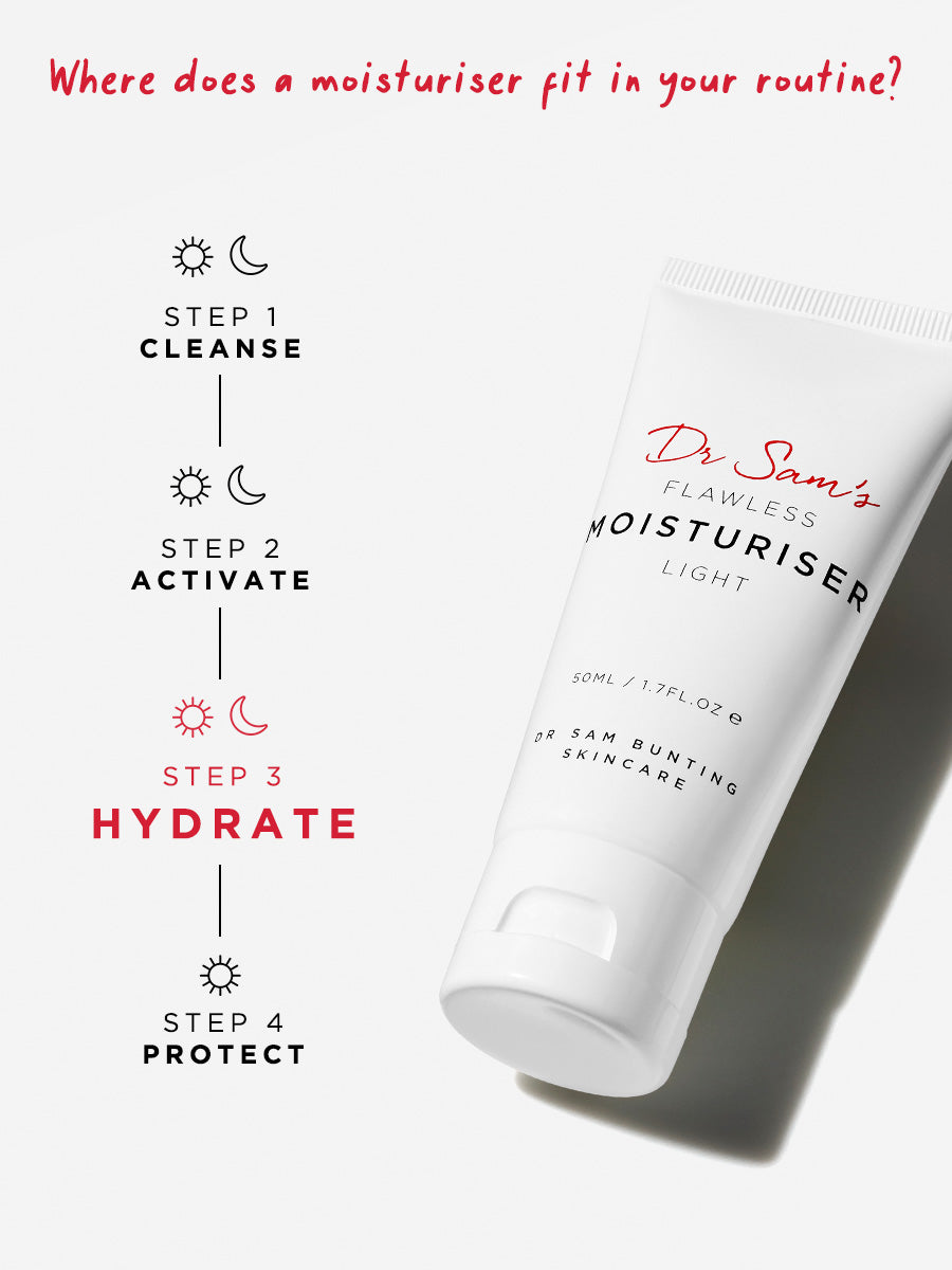 Flawless Moisturiser Light for ultimate hydration