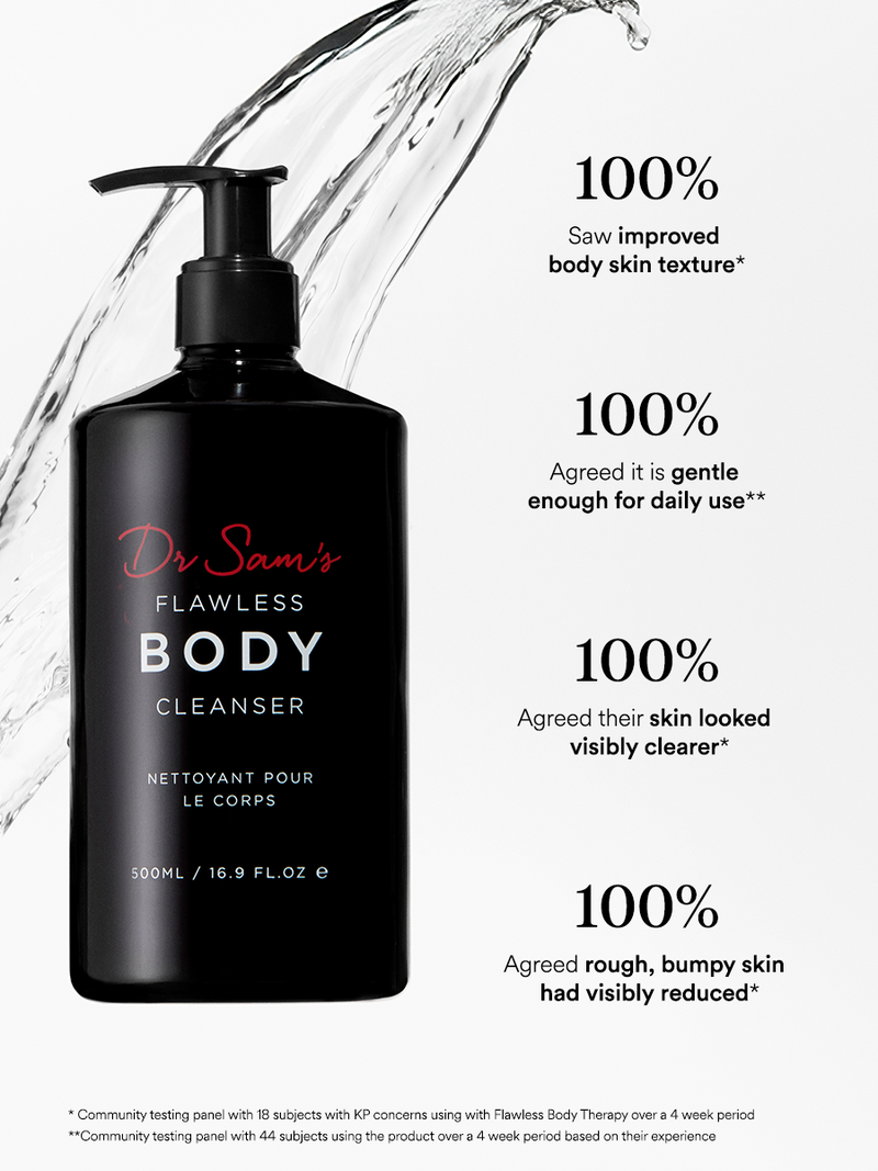 Flawless Body Cleanser - Barrier-Respecting Daily Exfoliation – Dr Sam's