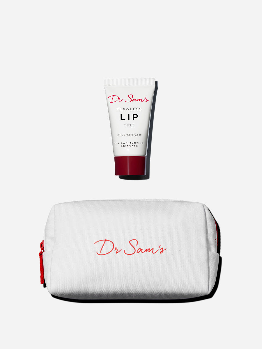 Flawless Lip Tint & Dr Sam's Signature Pouch